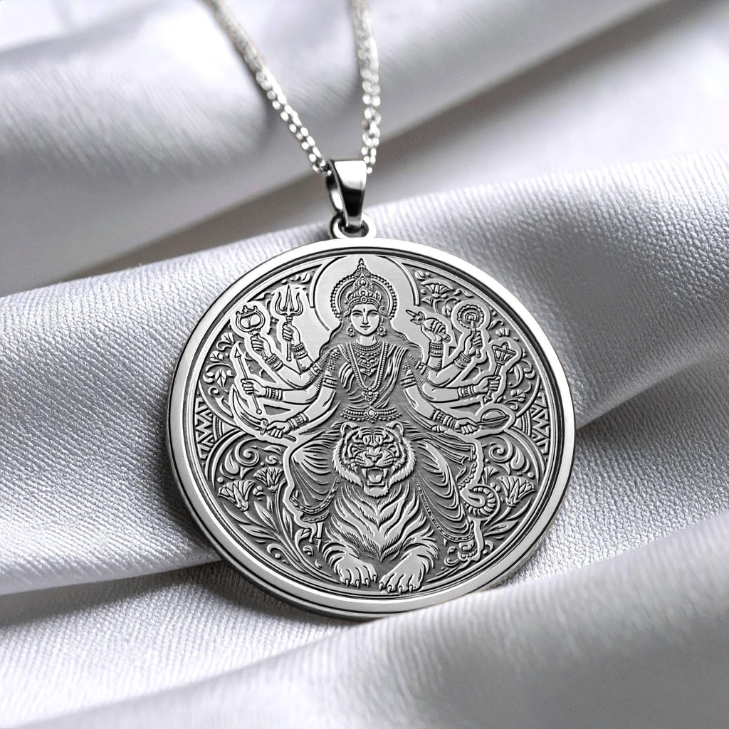 Durga Necklace – Pendant of Strength and Light