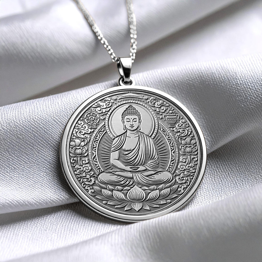 Buddha Necklace – Pendant of Awareness, Light, Peace