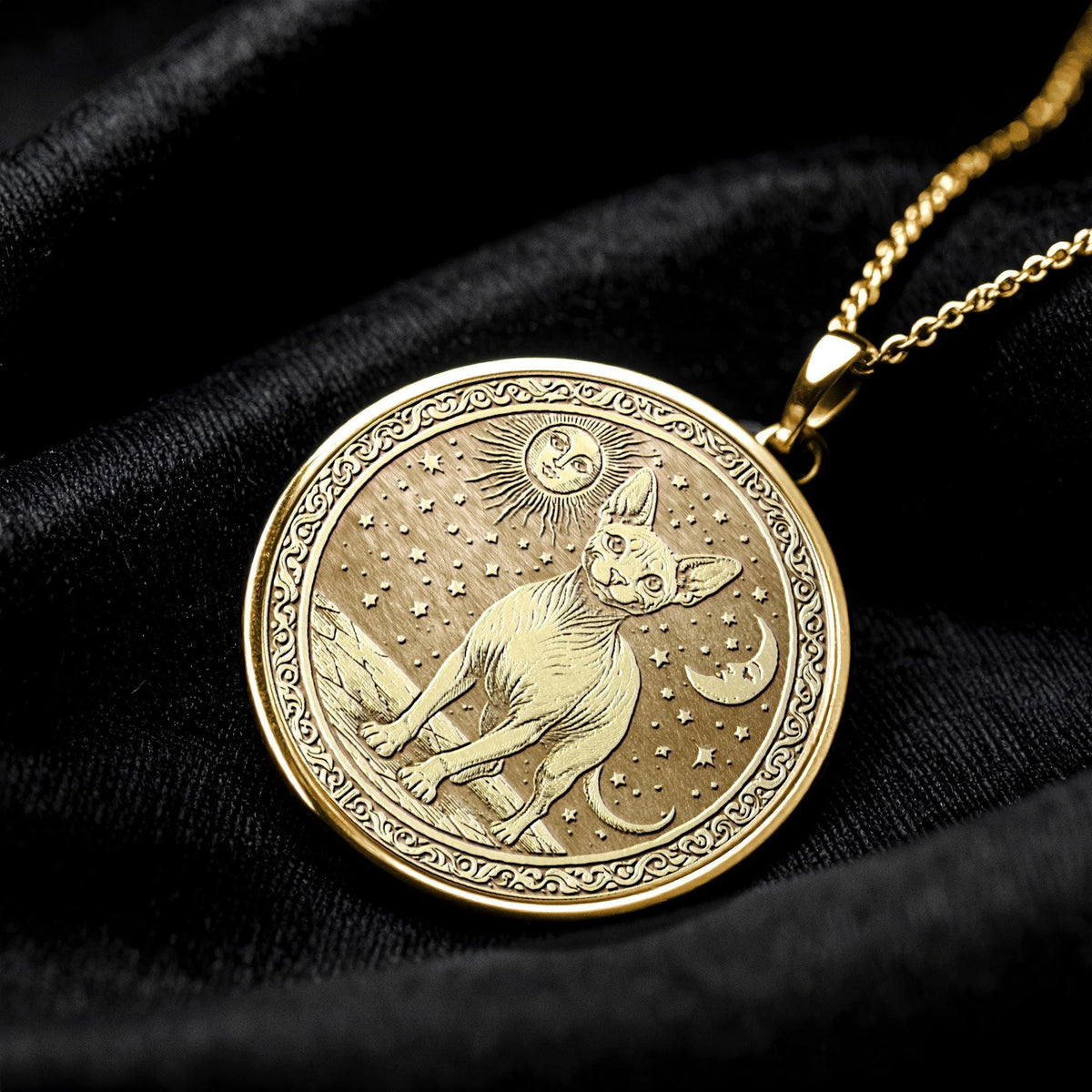 Sphynx Cat Necklace – Bold Spirit, Warm Heart & Unique Beauty