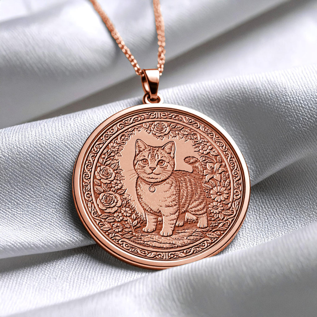 Tabby Cat Necklace – Warmth &  Playfulness