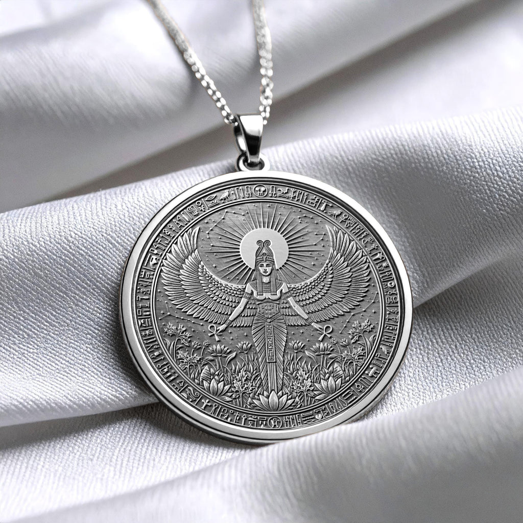 Isis Amulet Necklace, Egyptian Goddess Pendant, Protection Jewelry, Feminine Energy Gift for Her