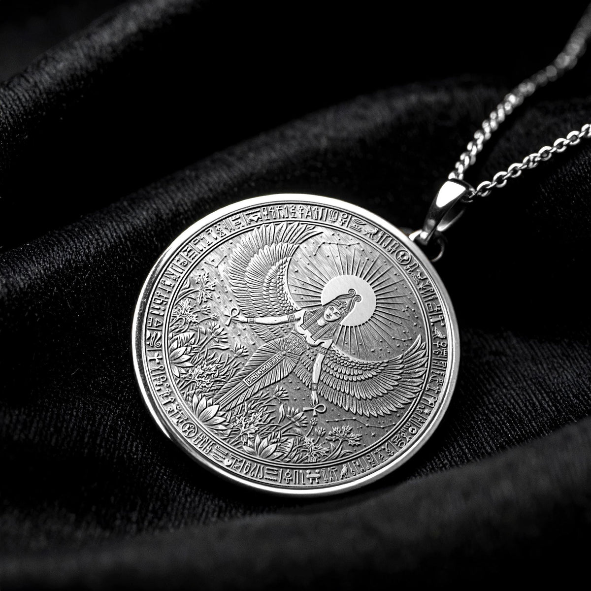 Isis Amulet Necklace, Egyptian Goddess Pendant, Protection Jewelry, Feminine Energy Gift for Her