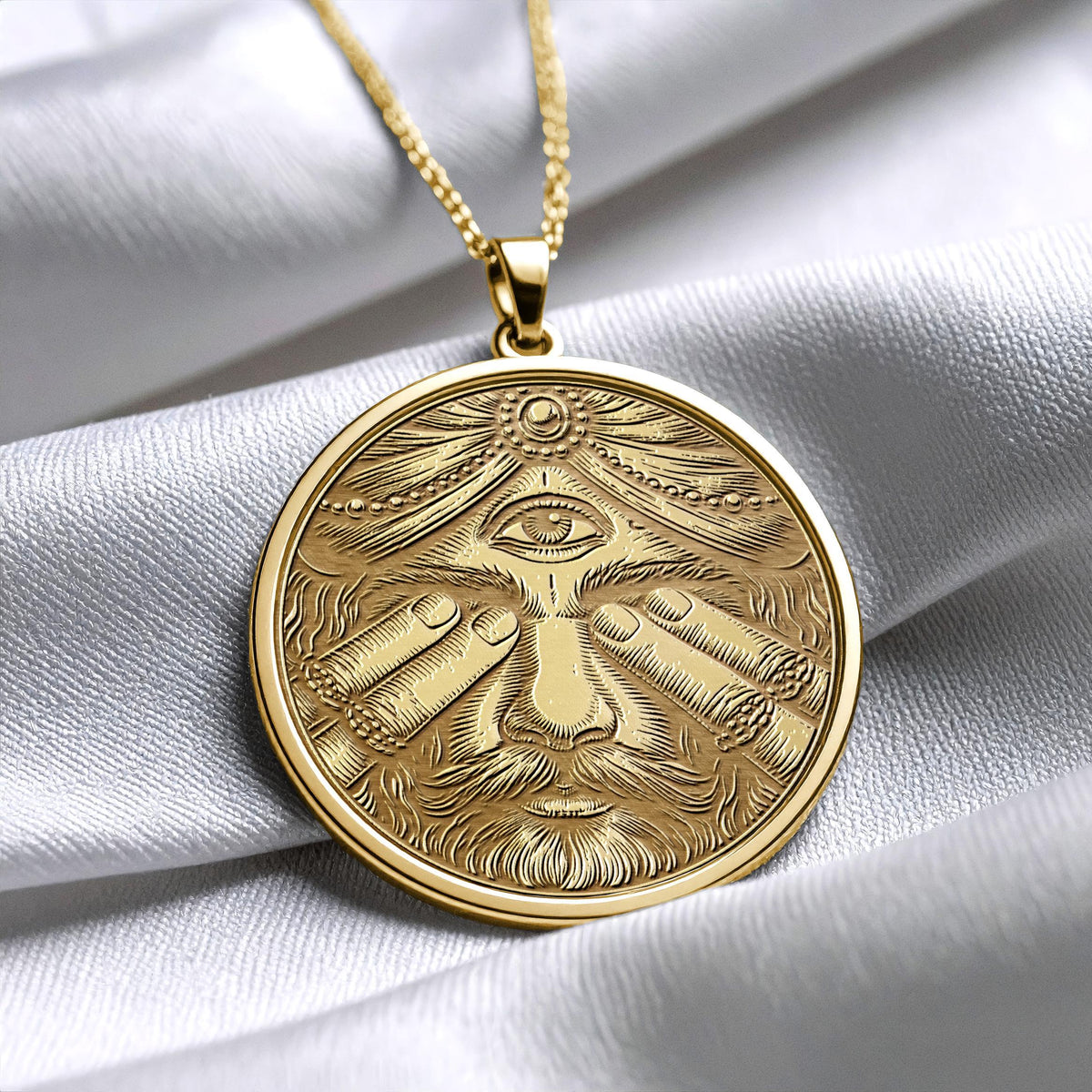 Third Eye Pendant Necklace - Pendant of Intuition, Protection & Spiritual Awakening