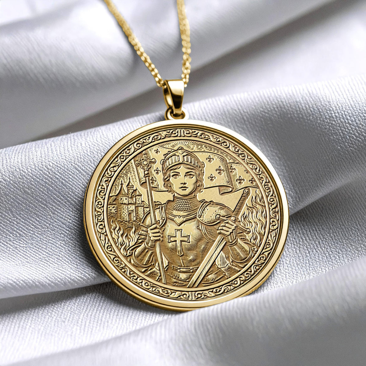 Joan of Arc Courage and Faith Pendant