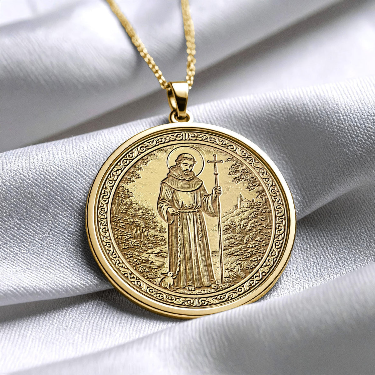 Saint Francis of Assisi Peace Pendant
