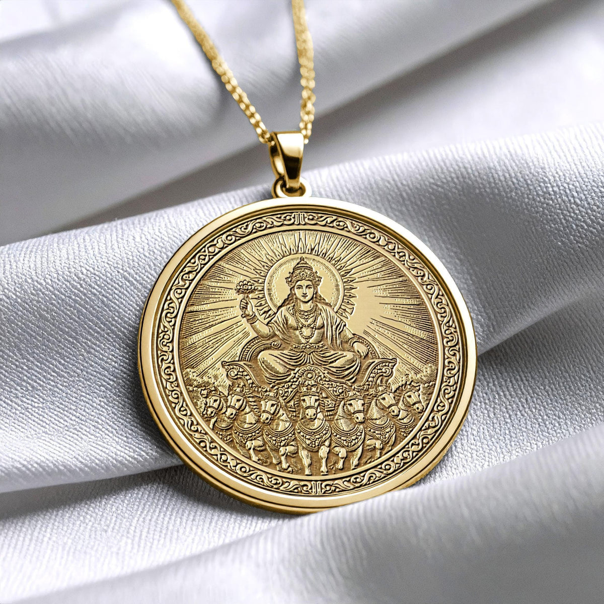 Surya Radiant Sun Symbol Pendant