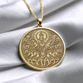 Sun God Surya Gold Pendant