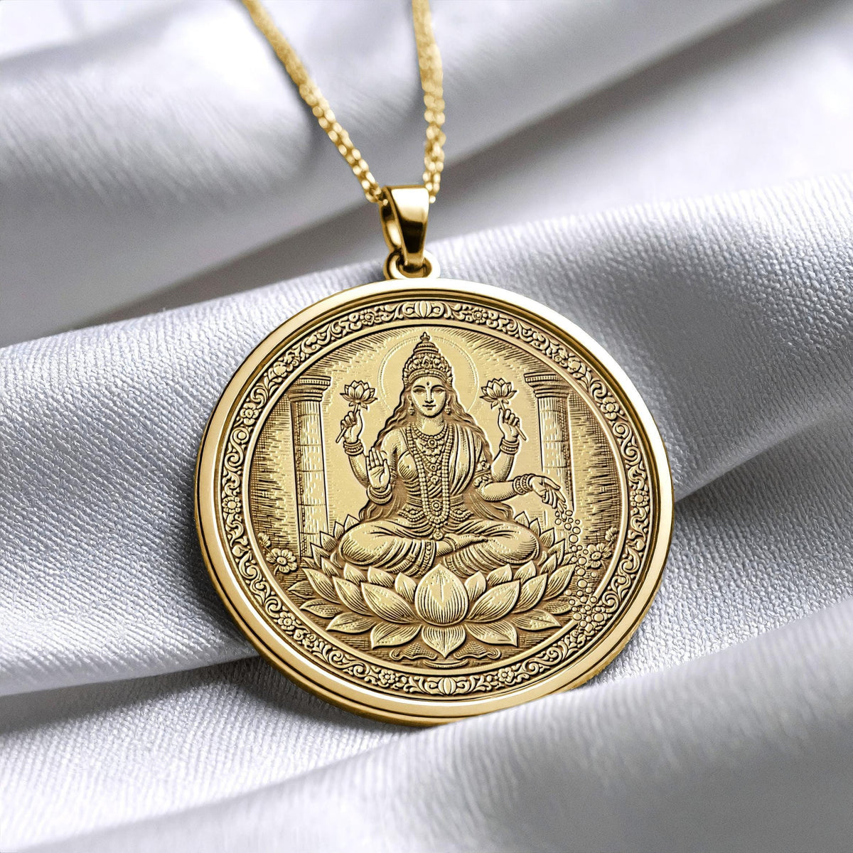 Lakshmi Necklace – Pendant of Prosperity and Purity