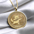 Sagittarius Dog Charm Necklace – Zodiac Astrology Pendant