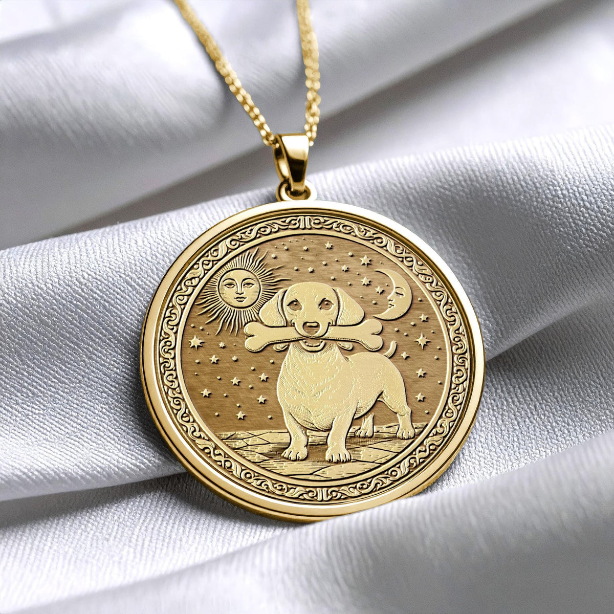 Dachshund Pendant - Necklace of Loyalty and Courage