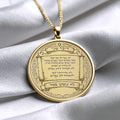 Second Commandment Hebrew Scripture Faith Pendant