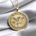 Year of the Horse Pendant Necklace, Chinese Zodiac Jewelry , Lucky Symbol Gift, Animal Necklace