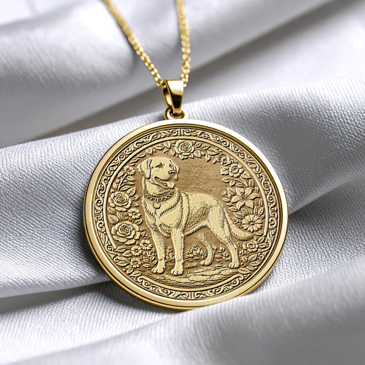 Golden Retriever Pendant – A Timeless Symbol of Loyalty and Love
