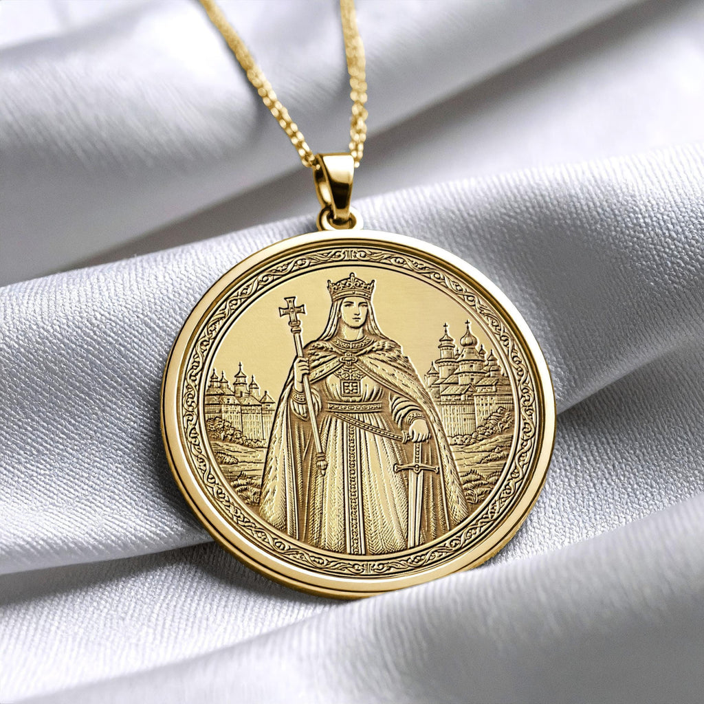 Olga of Kiev Necklace – Forged in Fire, Reborn in Will
