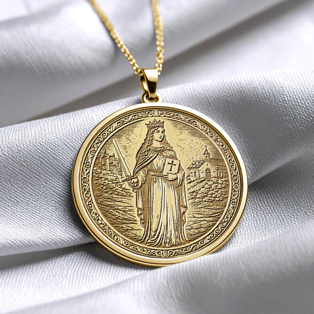 Saint Dymphna Necklace : Patron Saint of Mental Healing