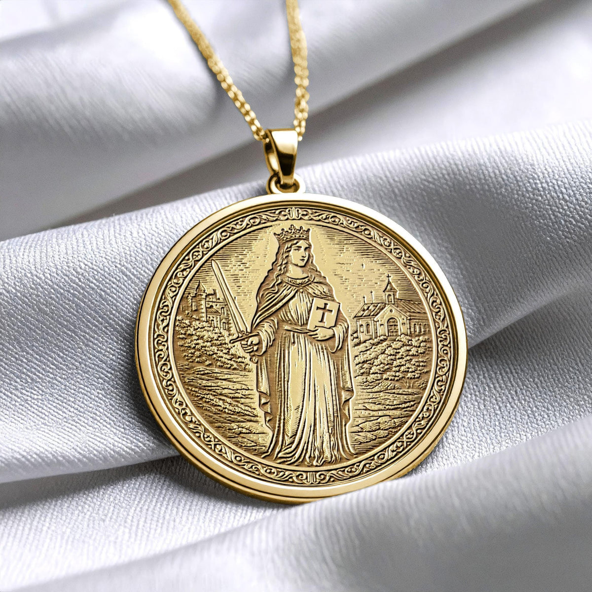 Saint Dymphna Necklace : Patron Saint of Mental Healing