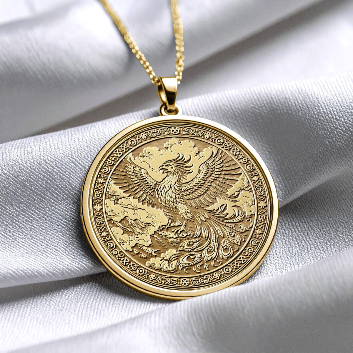 Phoenix Necklace: Pendant of Rebirth and Strength