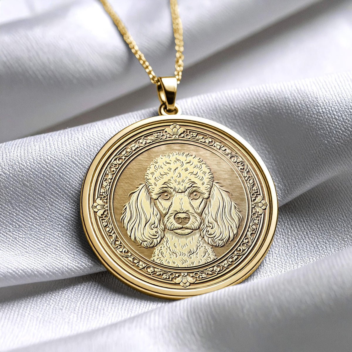 Poodle Pendant Necklace – Smart, Elegant Dog Design