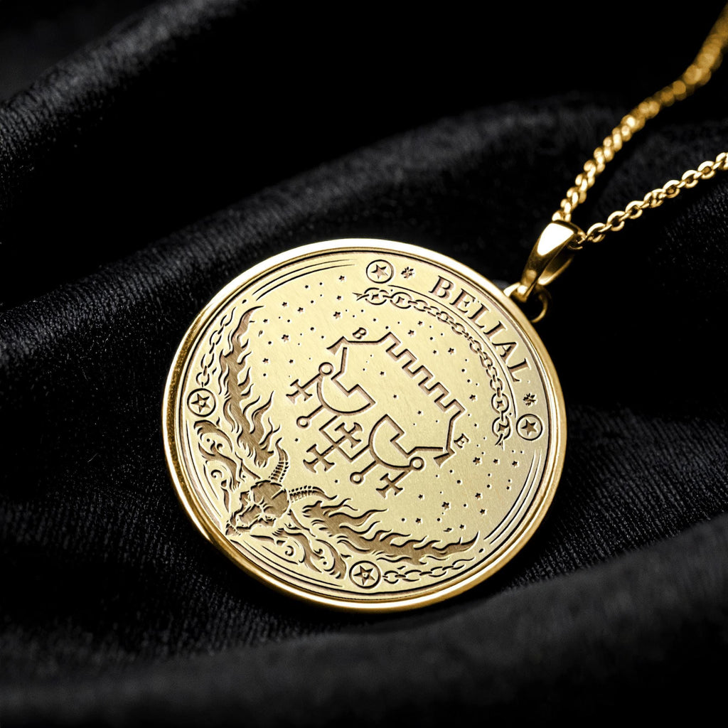 Belial Sigil Pendant – Symbol of Defiance and Sovereignty