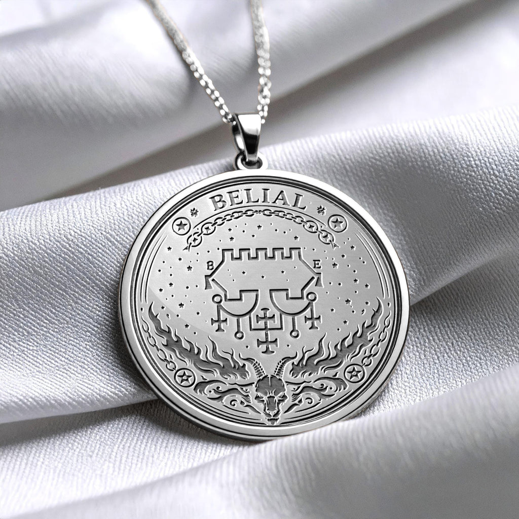 Belial Sigil Pendant – Symbol of Defiance and Sovereignty