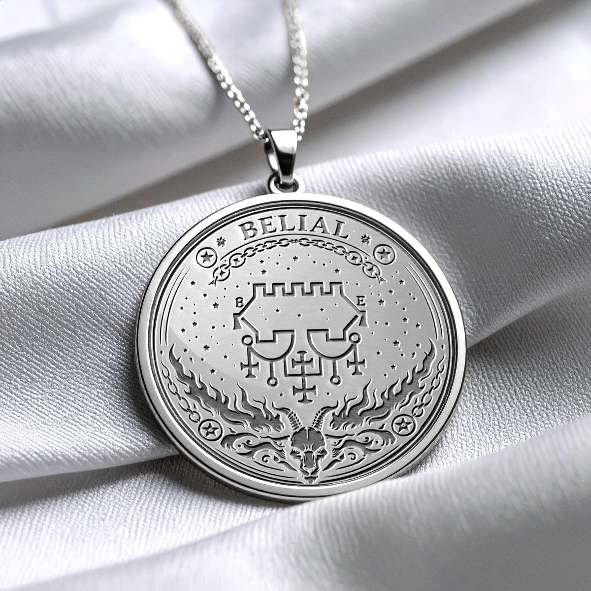 Belial Sigil Pendant – Symbol of Defiance and Sovereignty