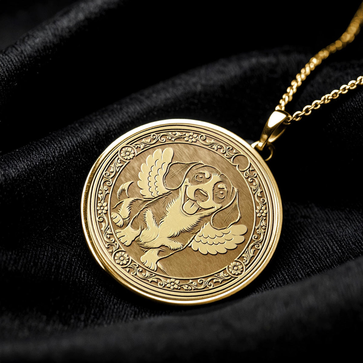 Brave and Loyal Dachshund Pendant - Sausage Dog Necklace