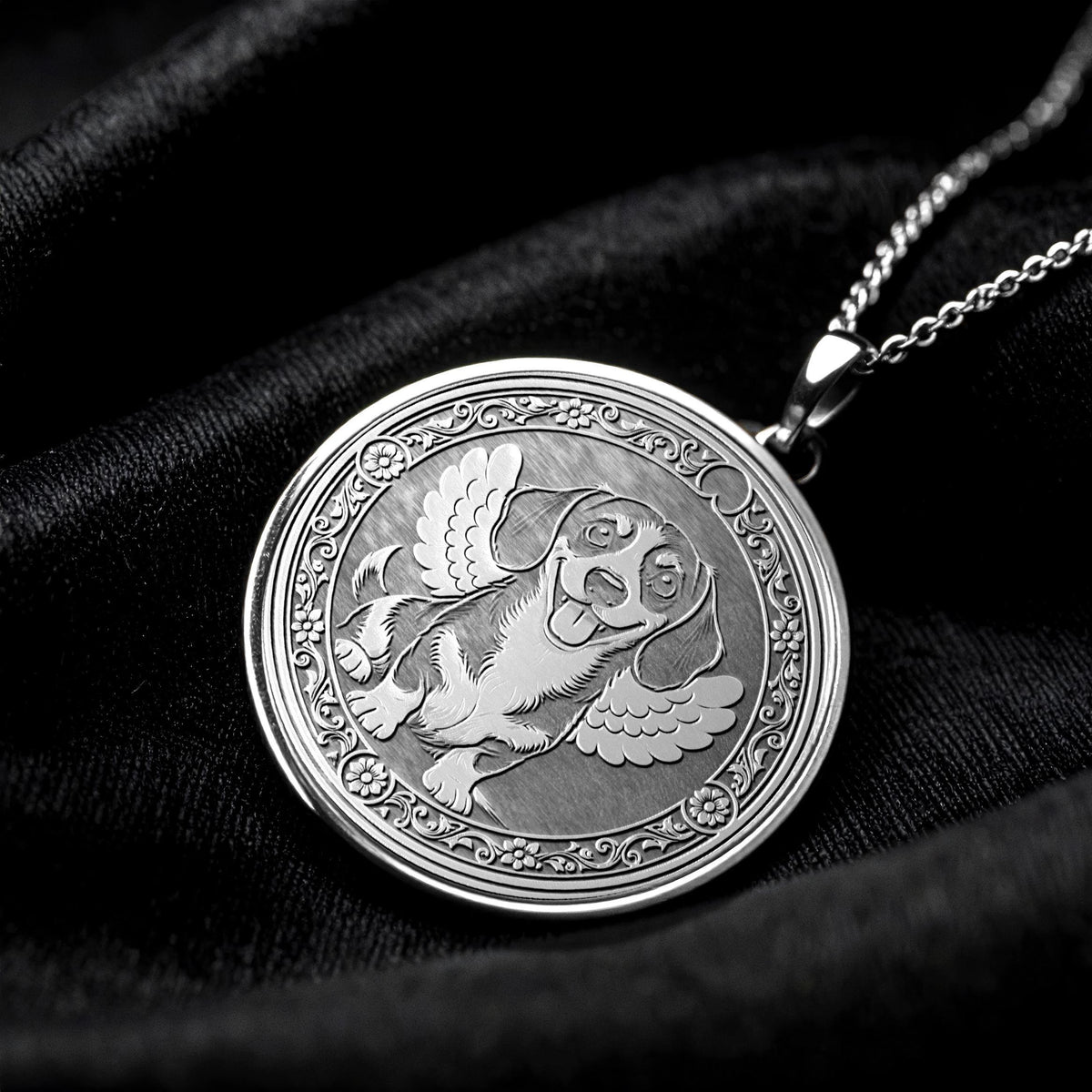 Brave and Loyal Dachshund Pendant - Sausage Dog Necklace