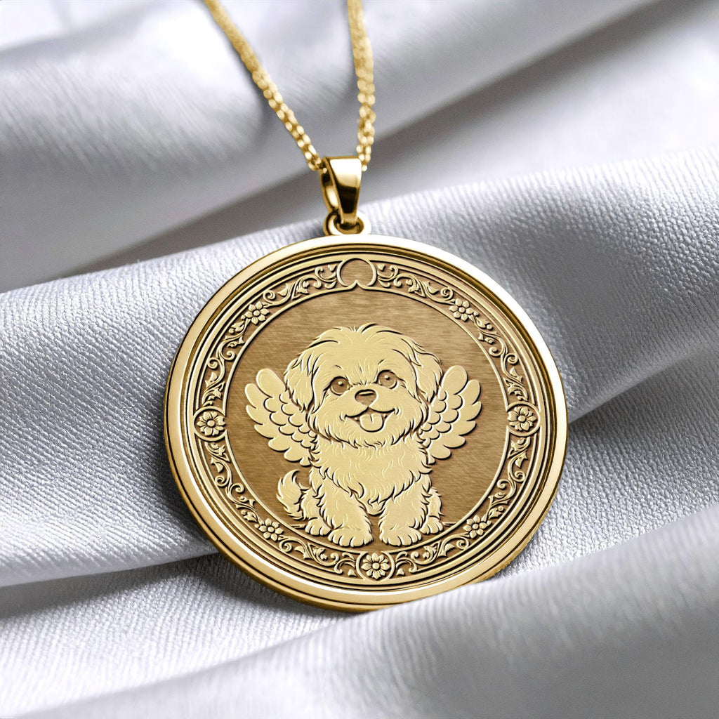 Maltese Dog Pendant - Symbol of Love and Gentle Loyalty