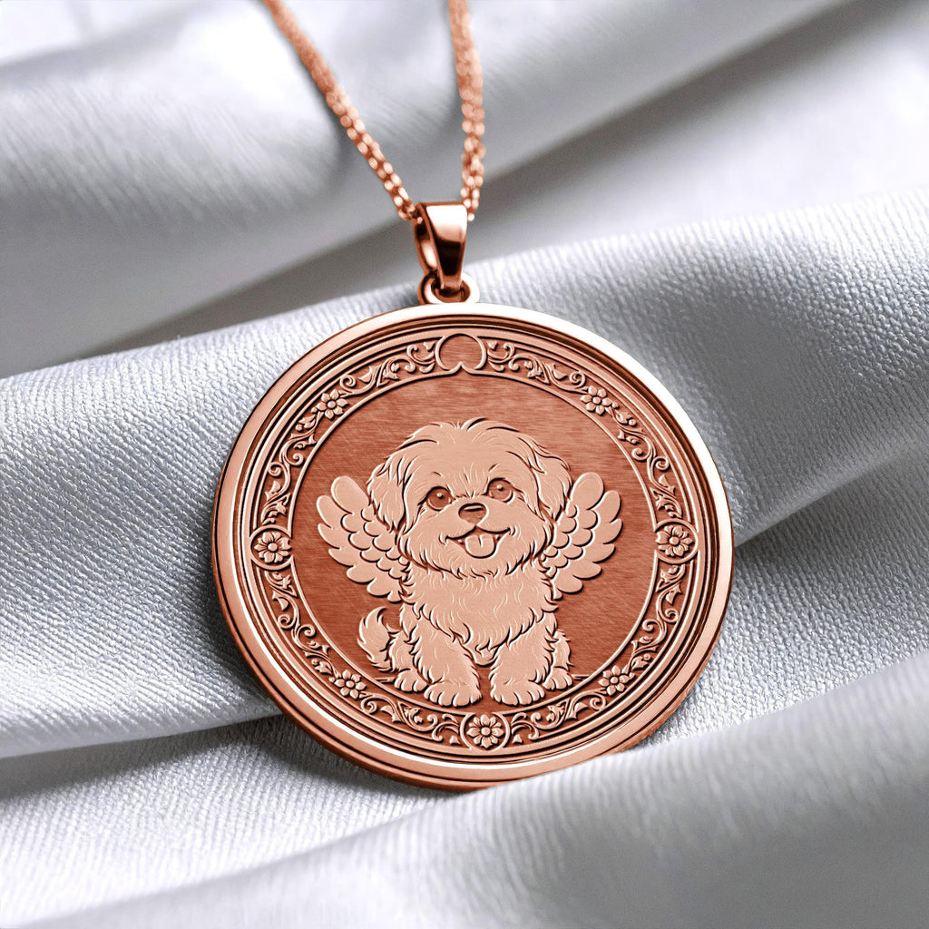 Maltese Dog Pendant - Symbol of Love and Gentle Loyalty