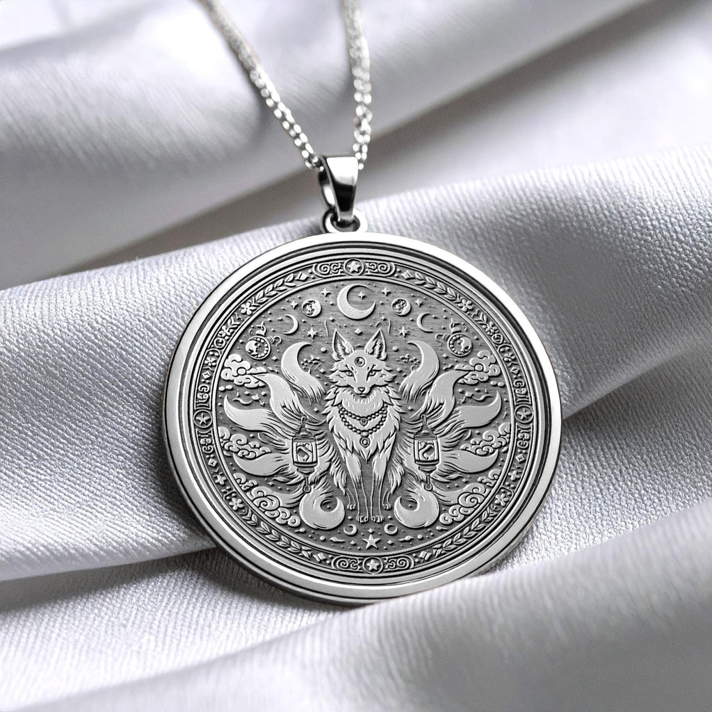 Kitsune Fox Pendant Necklace – Magic, Intelligence & Transformation