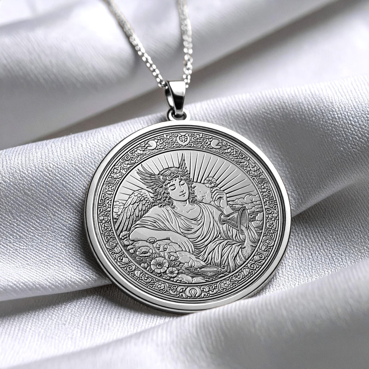 Sleep God Hypnos Ancient Greek Myth Pendant