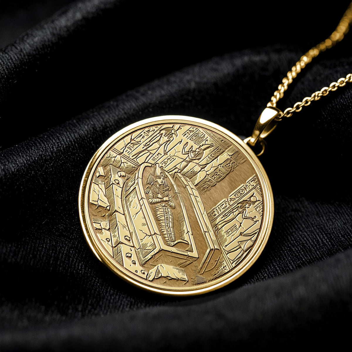 Sun God Ra Necklace Sacred Egyptian Jewelry