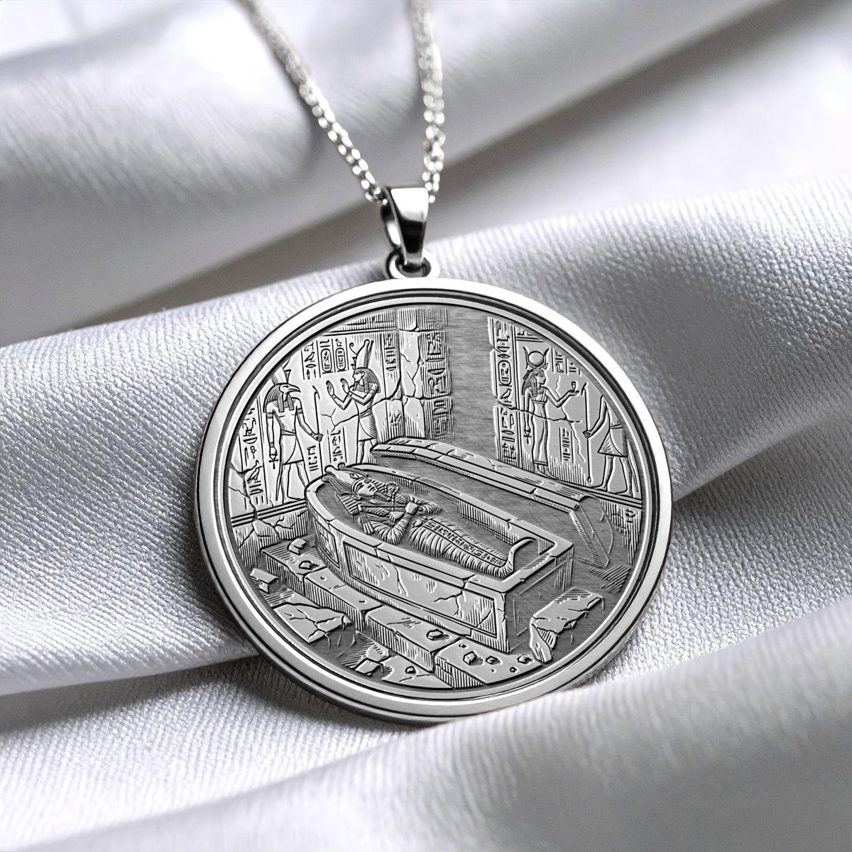 Sun God Ra Necklace Sacred Egyptian Jewelry