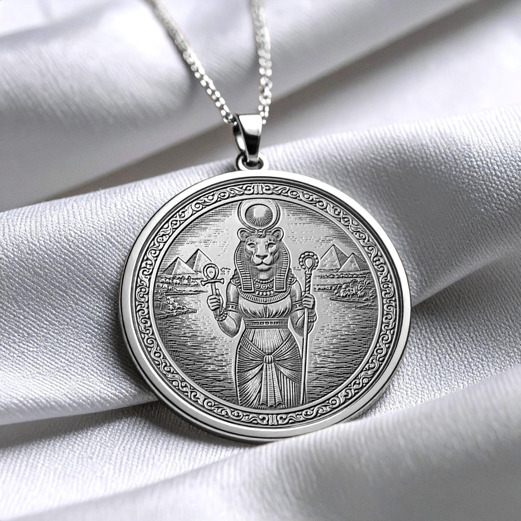 Sekhmet Lioness Protection Amulet Pendant