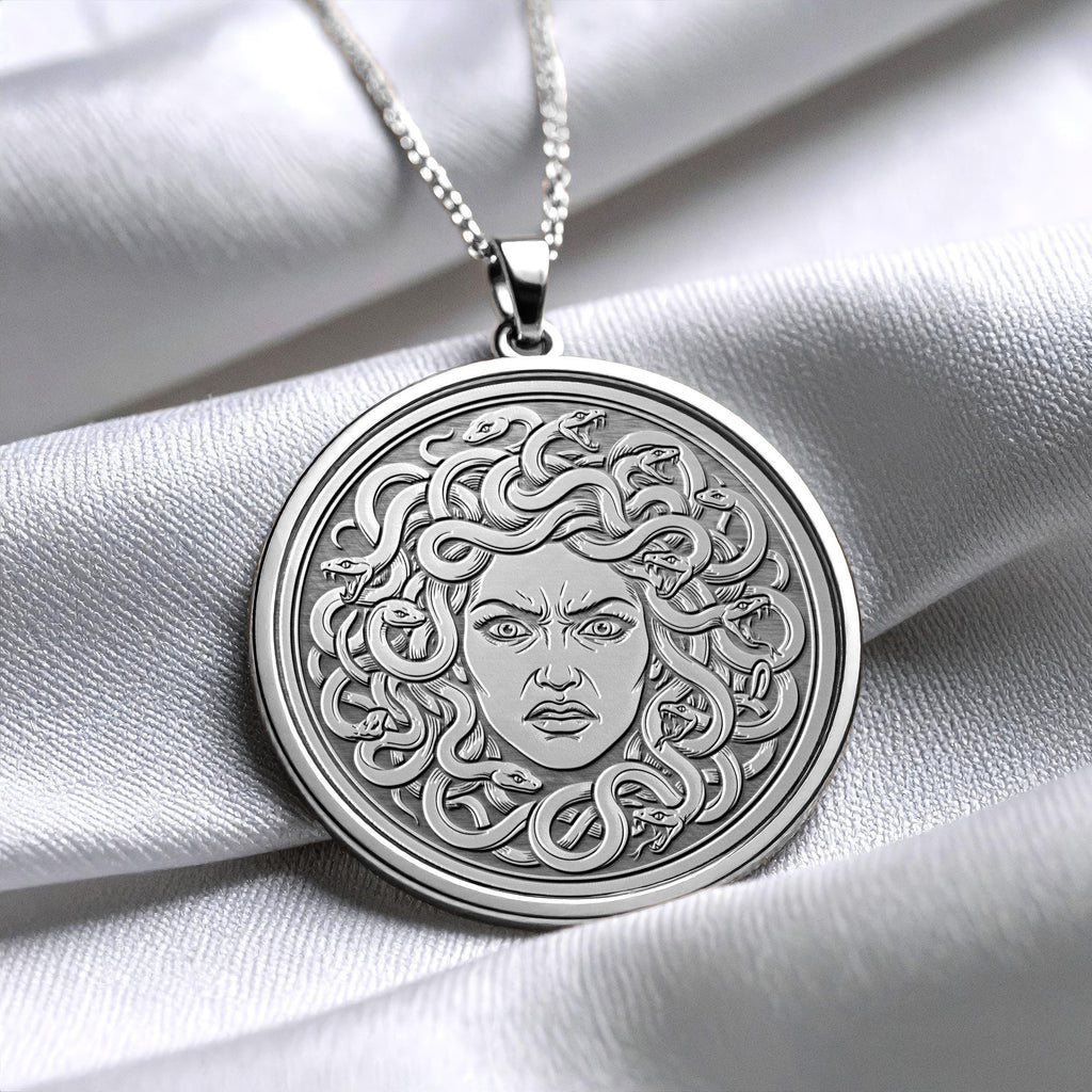 Medusa Head Pendant – Ancient Greek Medallion