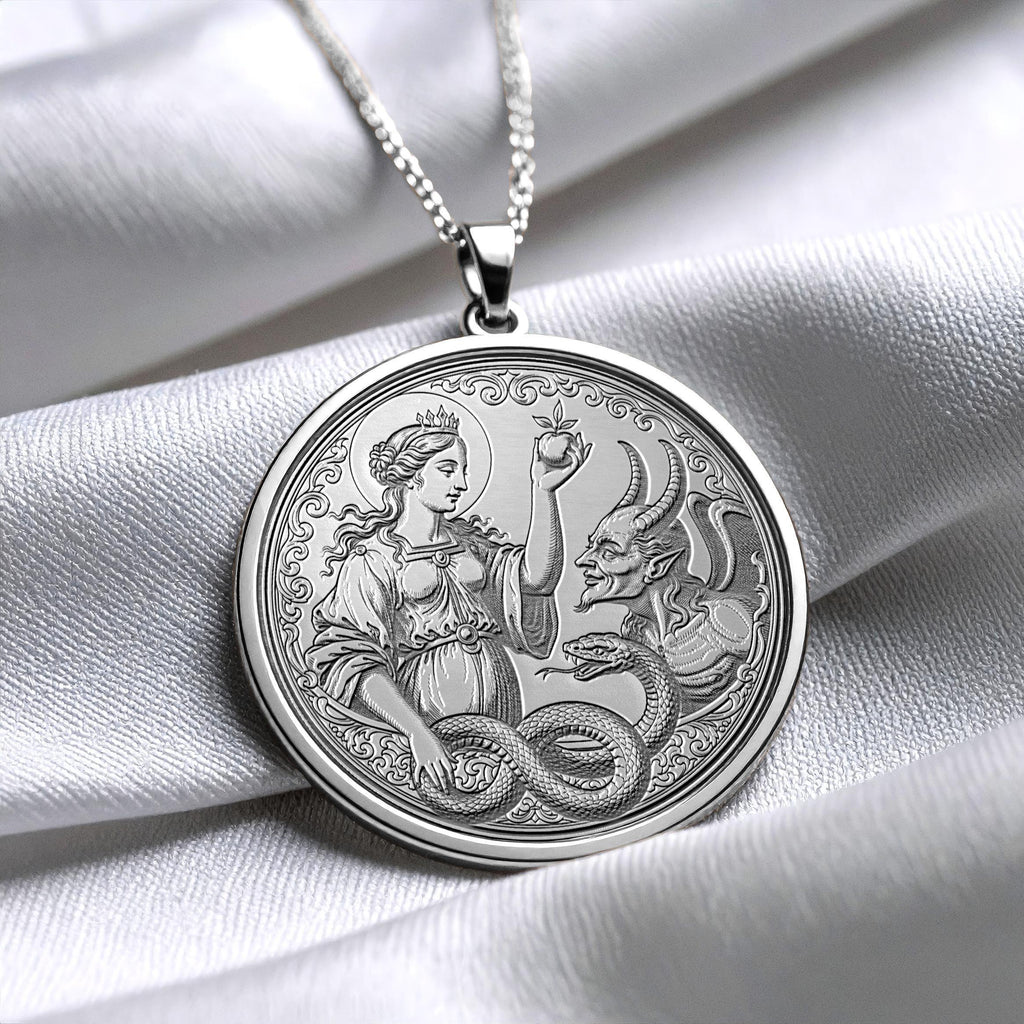 Lilith Medallion – Dark Goddess Jewelry, Witch Amulet & Shadow Talisman for Feminine Power