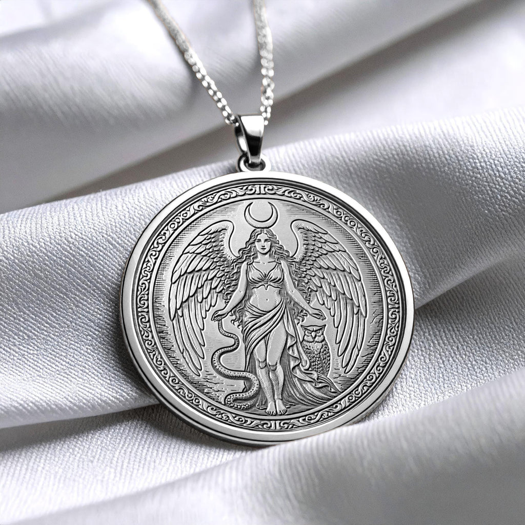 Lilith Pendant Necklace – Dark Goddess, Feminine Power Amulet