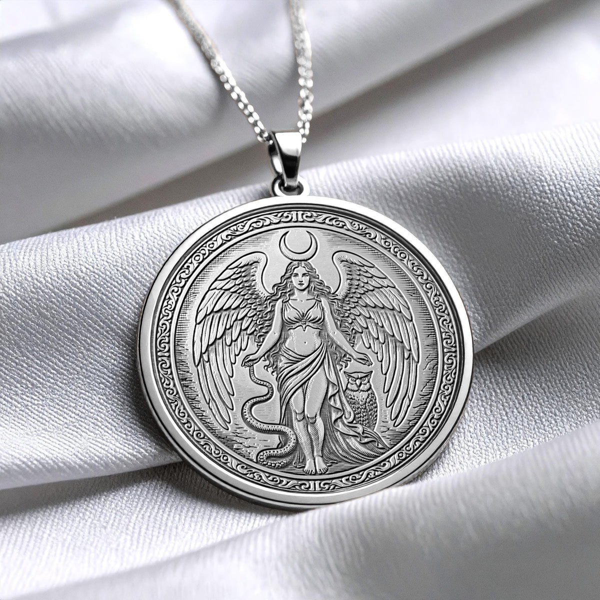 Lilith Pendant Necklace – Dark Goddess, Feminine Power Amulet