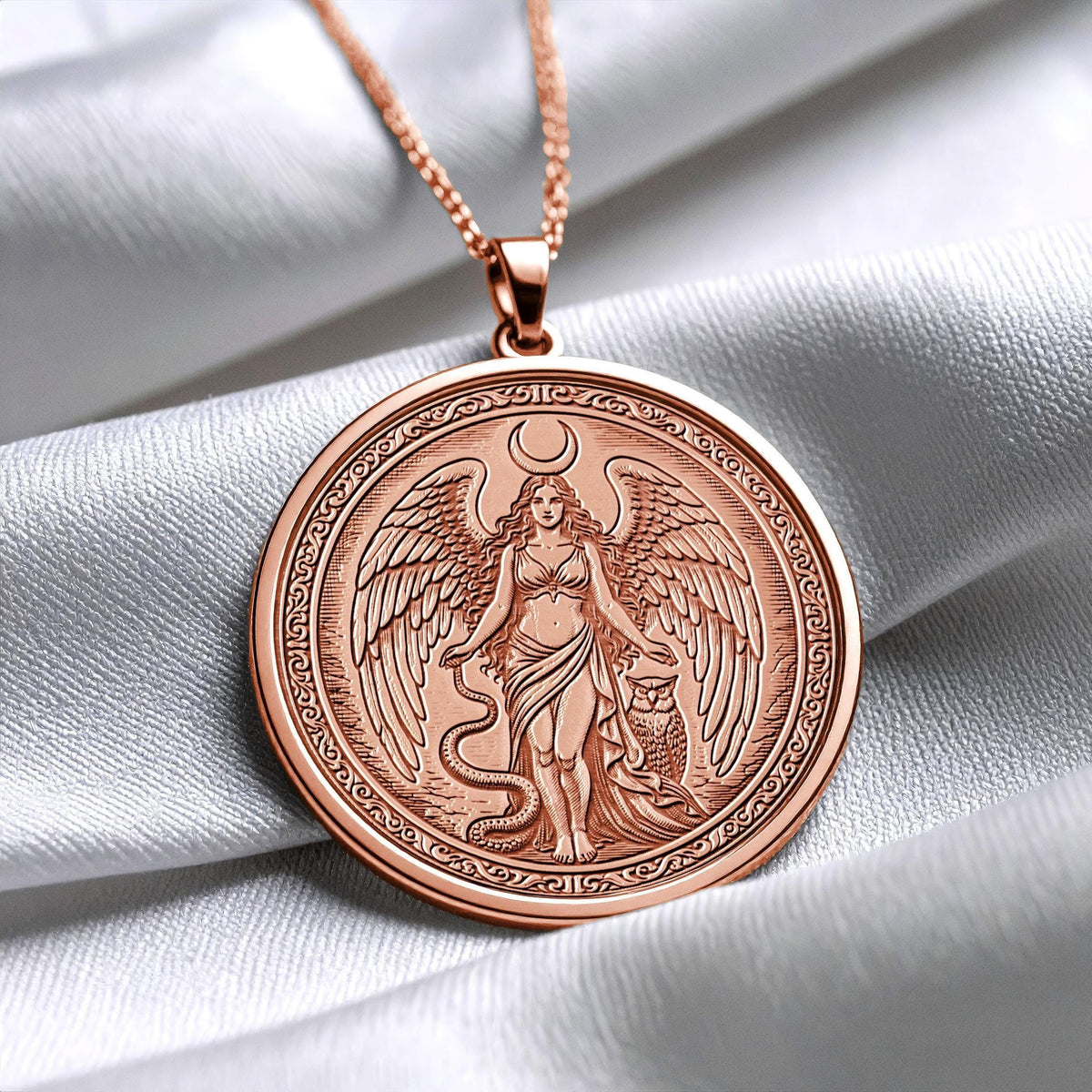 Lilith Pendant Necklace – Dark Goddess, Feminine Power Amulet