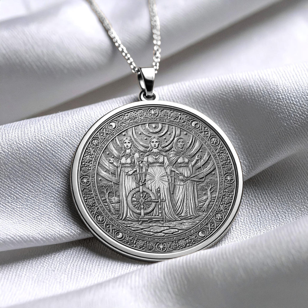 Rodzanice Necklace – Slavic Goddesses of Fate and Destiny Pendant