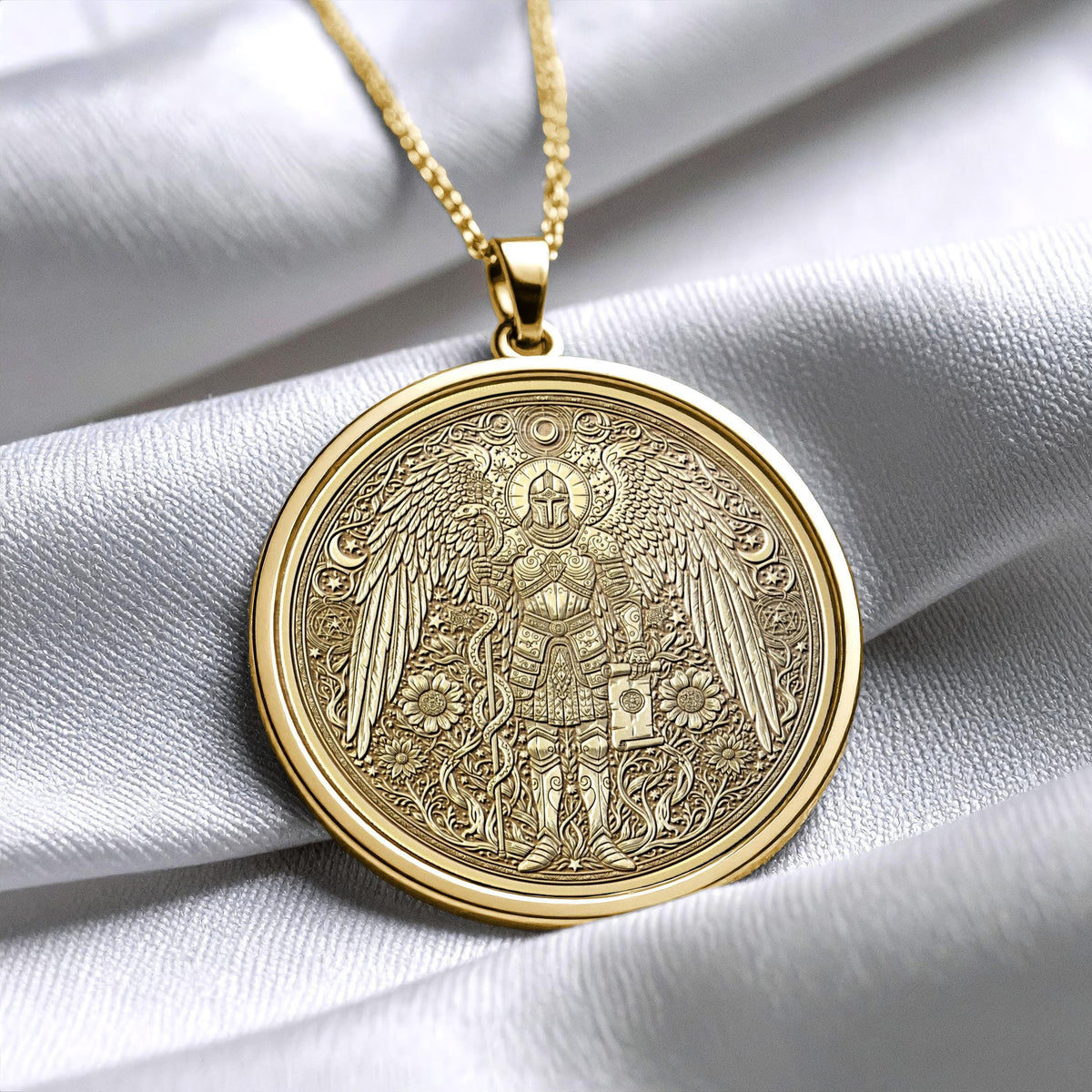 Archangel Gabriel Necklace – Divine Messenger Pendant