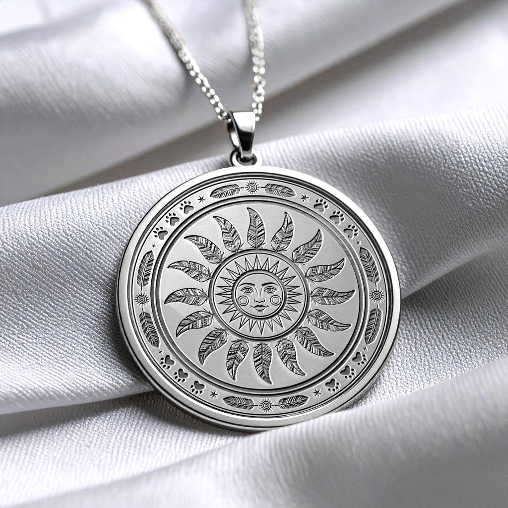 Sun Spirit Pendant – Symbol of Light, Renewal & Sacred Energy