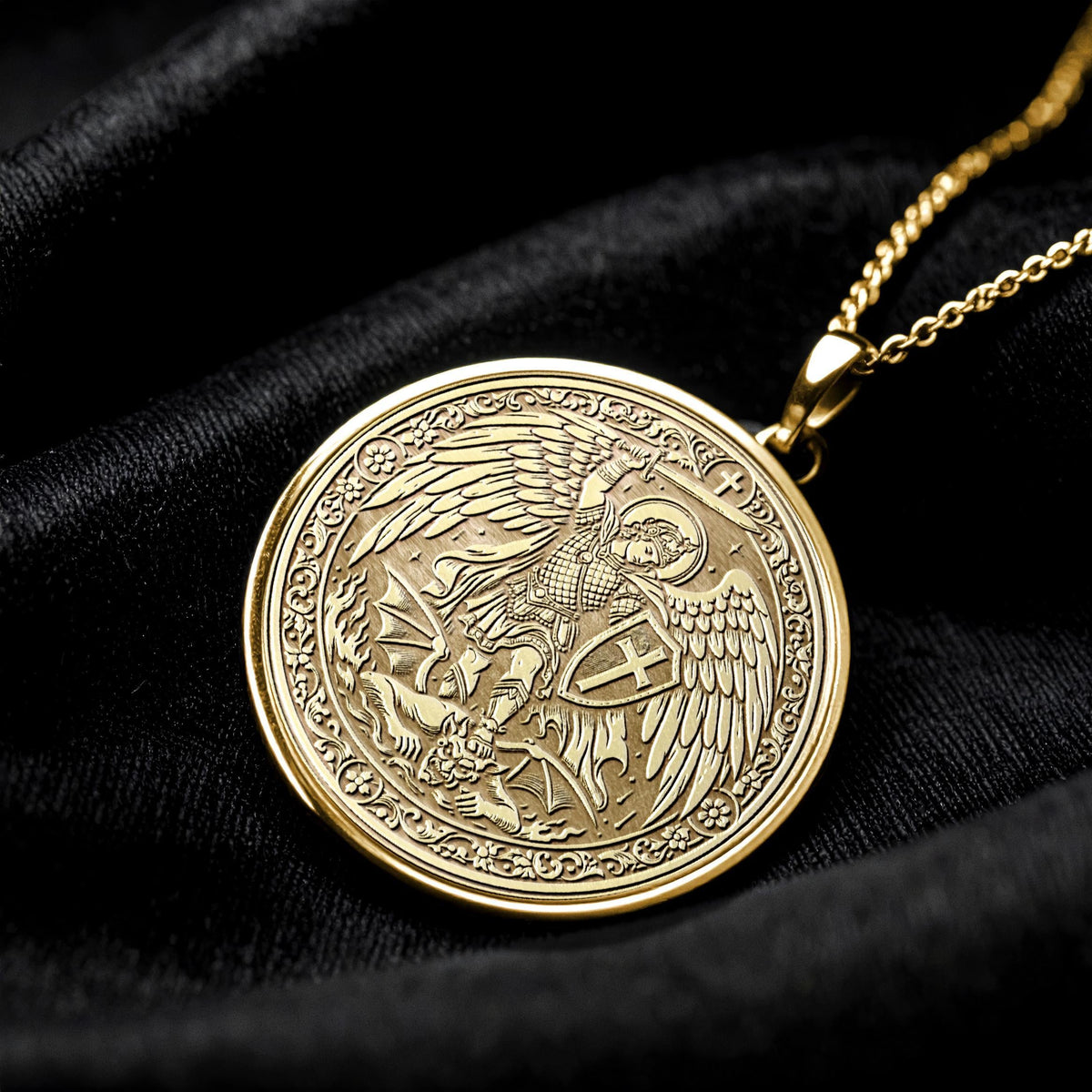 Saint Michael the Archangel Pendant – Divine Warrior of Light