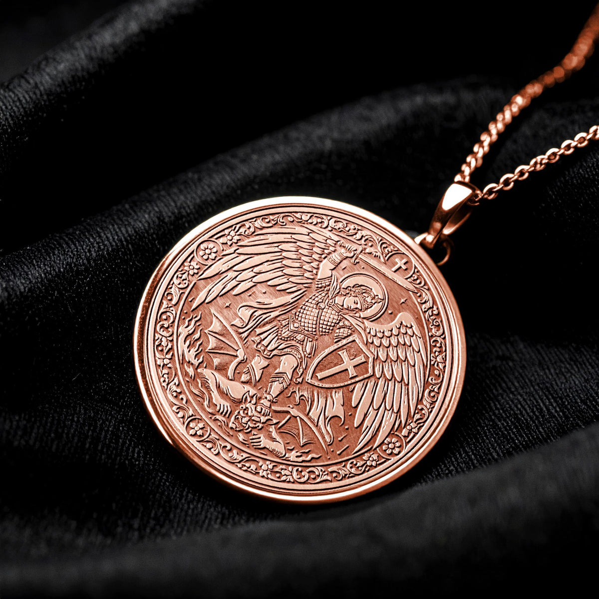 Saint Michael the Archangel Pendant – Divine Warrior of Light