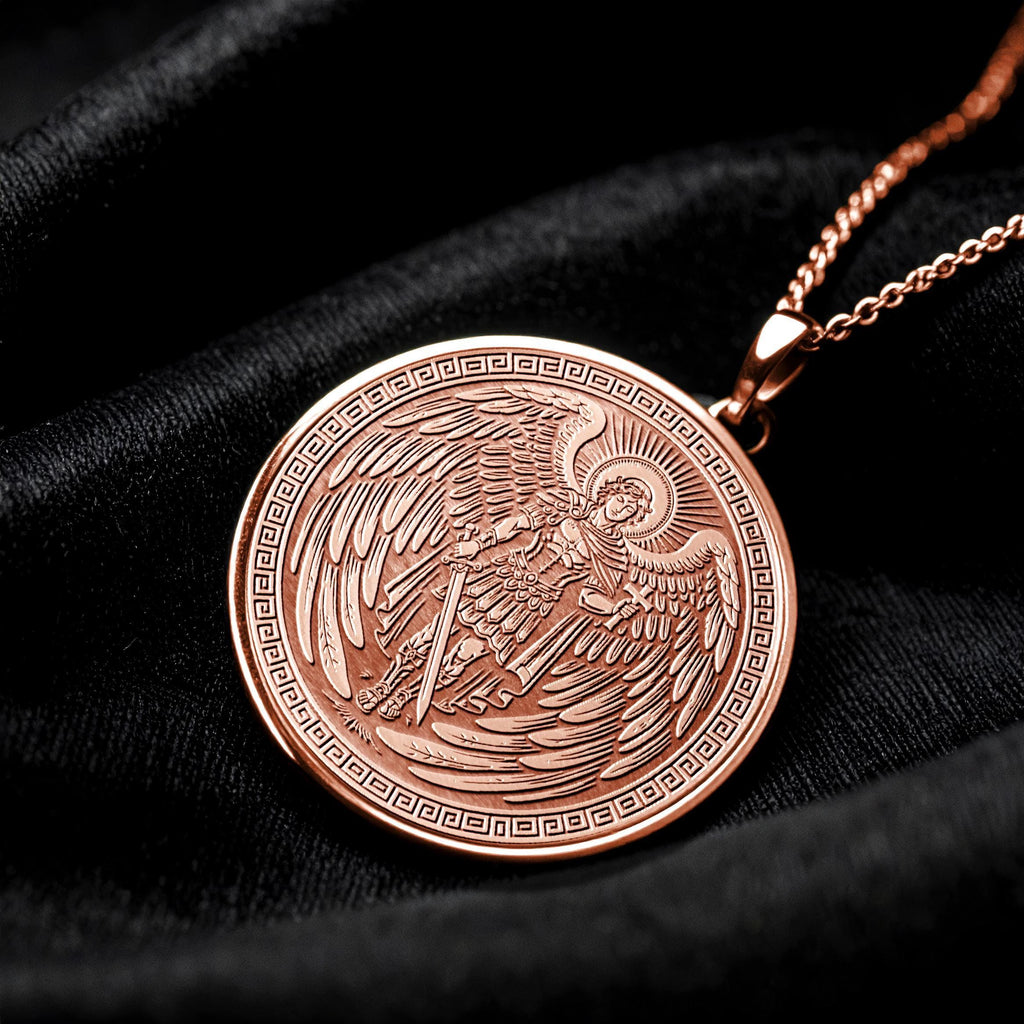Archangel Michael Necklace – Guardian of Strength & Heavenly Protection