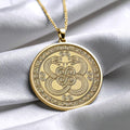 Double-Headed Serpent Medallion – Celtic Snake Pendant