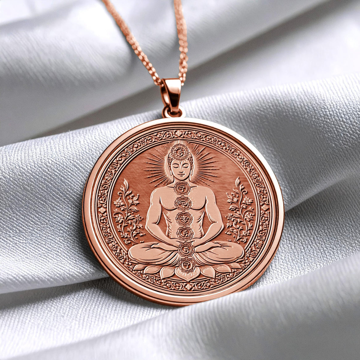 Buddha Chakra Necklace – Yoga, Meditation & Mindfulness Jewelry Gift