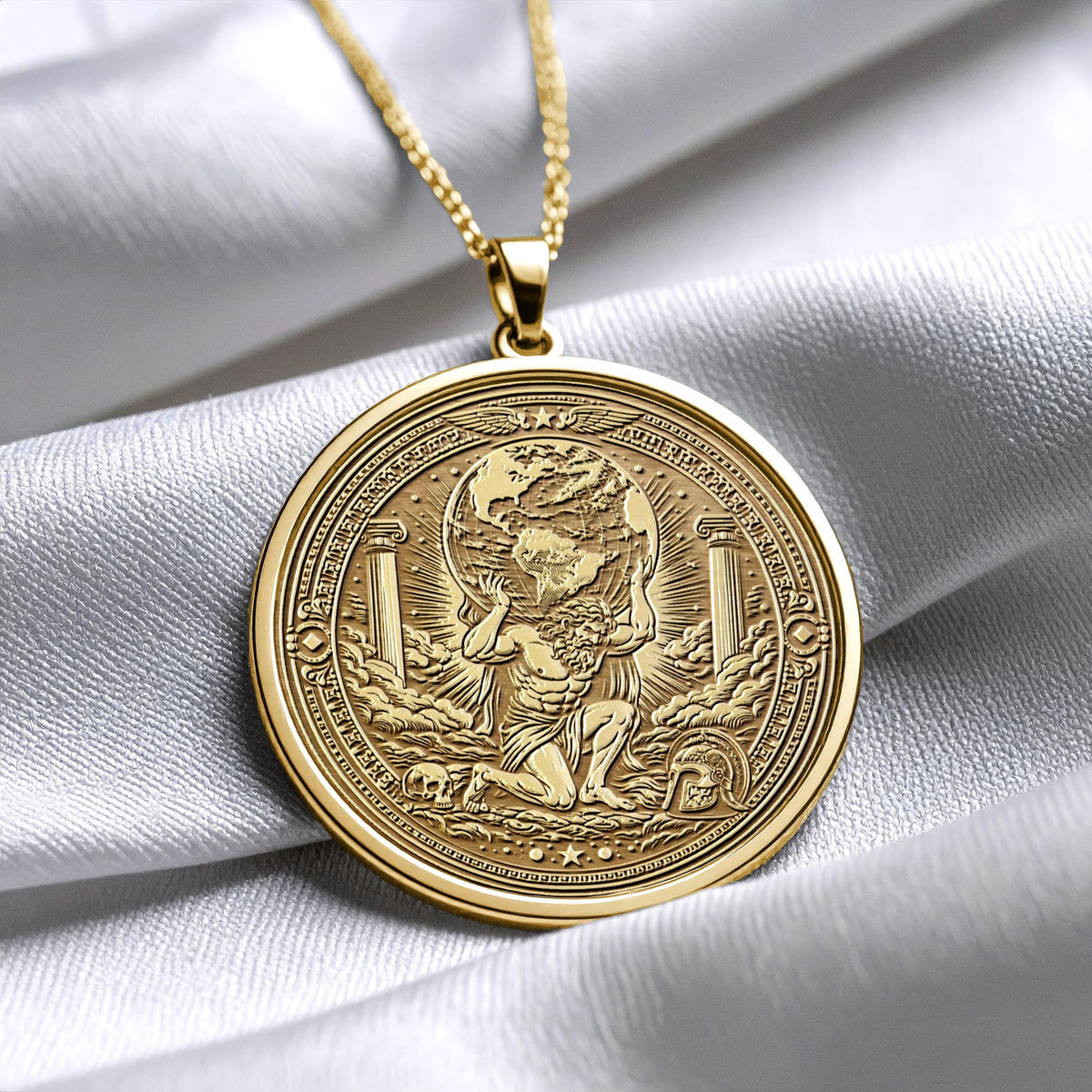 Atlas pendant - Greek titan of the sky