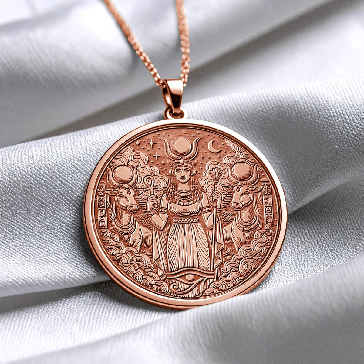 Hathor Necklace Divine Feminine Egyptian Goddess Talisman