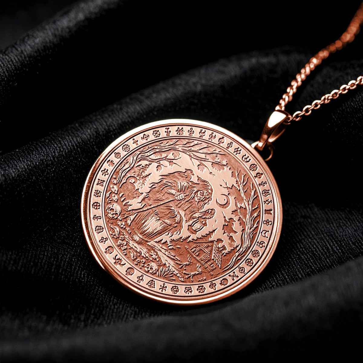 Baba Yaga – Slavic Folklore Inspired Mystic Pendant